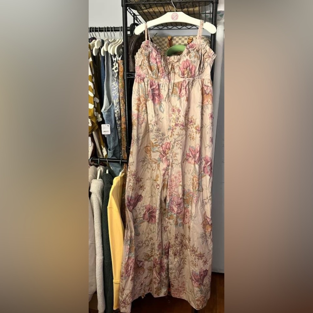 Selkie free people jumpsuit large NWT
